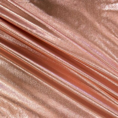 Shiny Rose Gold Fabric 